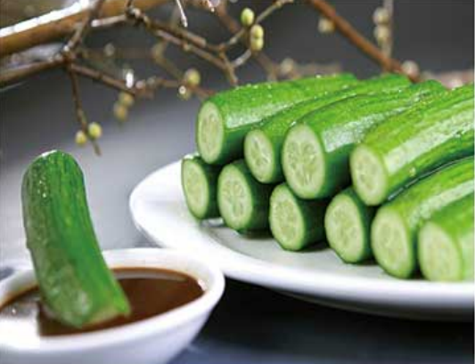 棒打黄瓜图片