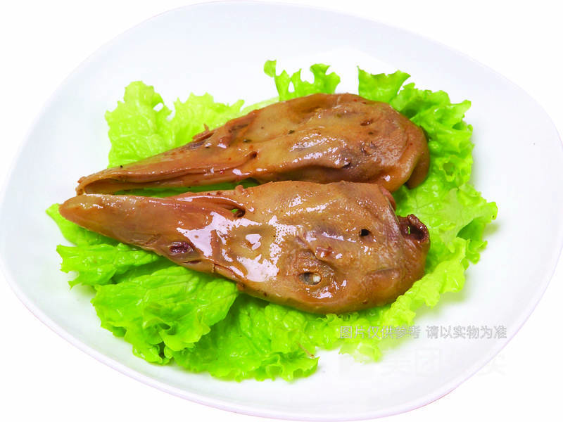 辣卤鸭头图片