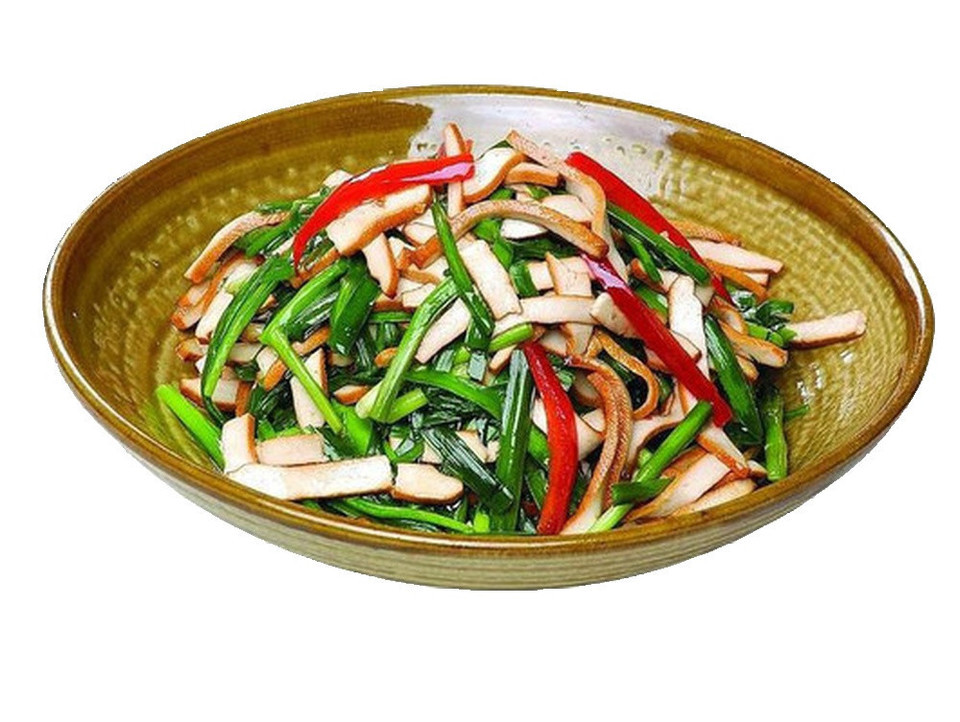 韭菜炒酱干图片