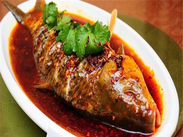 秘制炝锅鱼图片