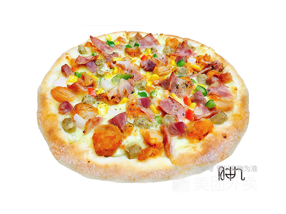 全家福多肉披萨图片