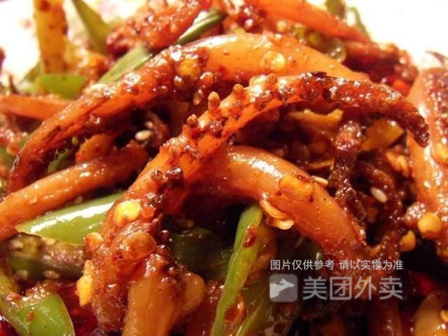 孜然鱿鱼盖饭图片