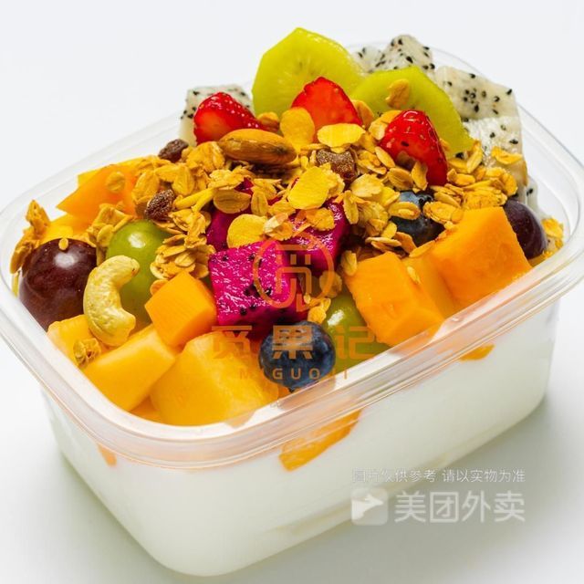 燕麦代餐水果捞图片