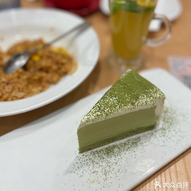 抹茶雪域蛋糕图片