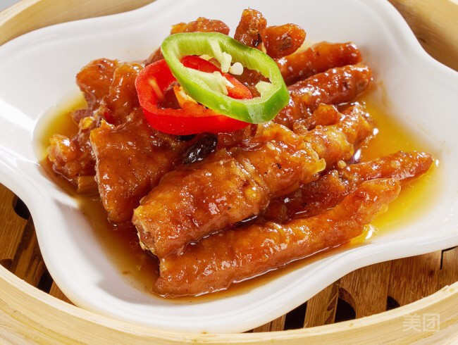 百搭酱皇蒸鸡爪图片