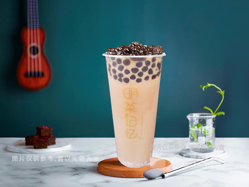 巧克力波波奶茶图片