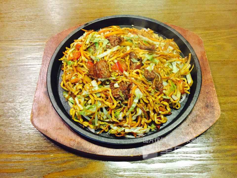兰溪牛肉铁板面图片