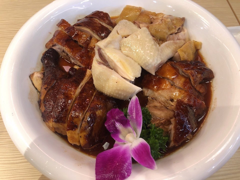 港式烧腊五福拼盘图片