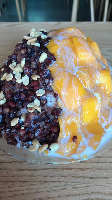 芒果红豆双拼图片