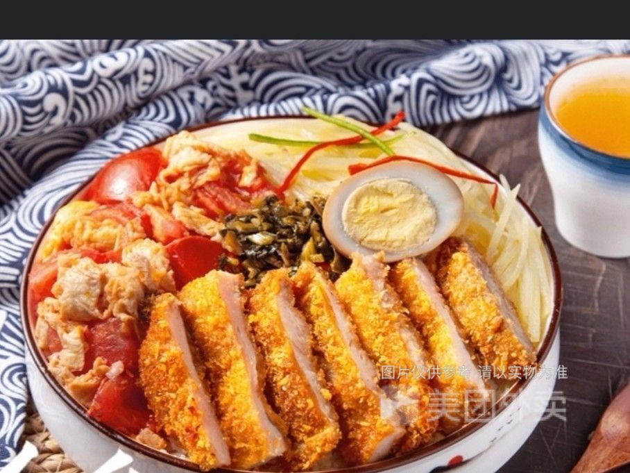 劲脆鸡排饭图片