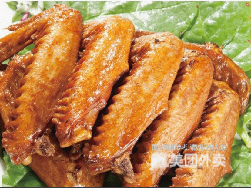 卤二节鸭翅图片