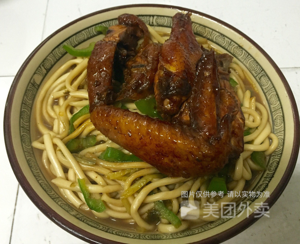 秘制豉油鸡面图片
