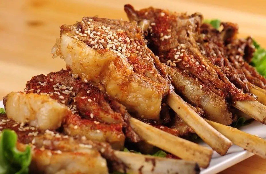 烤羊排图片