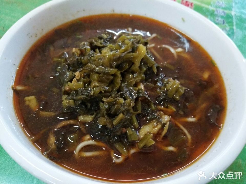 雪菜肉丝面图片