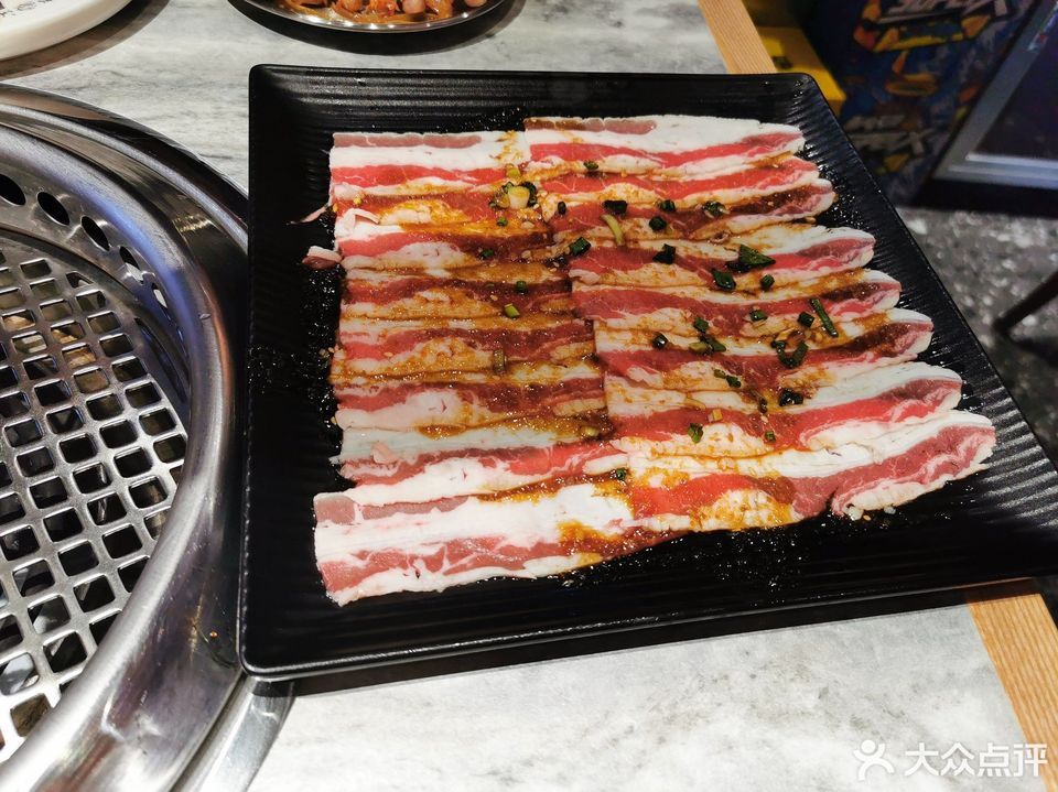 烤招牌牛五花图片