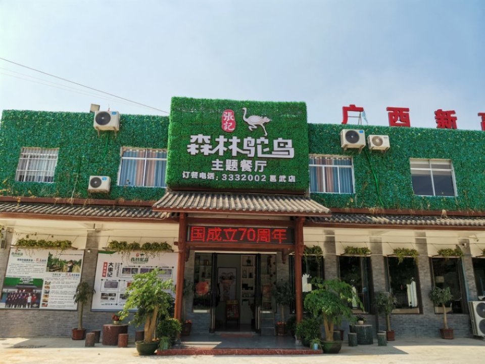 张记森林鸵鸟主题餐厅图片