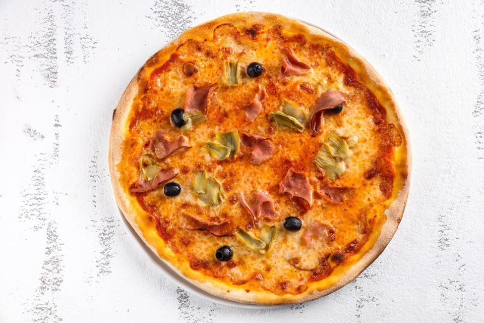 黑松露大虾披萨餐前面包推荐菜:花样罗马(燕莎友谊商城店)位于北京市