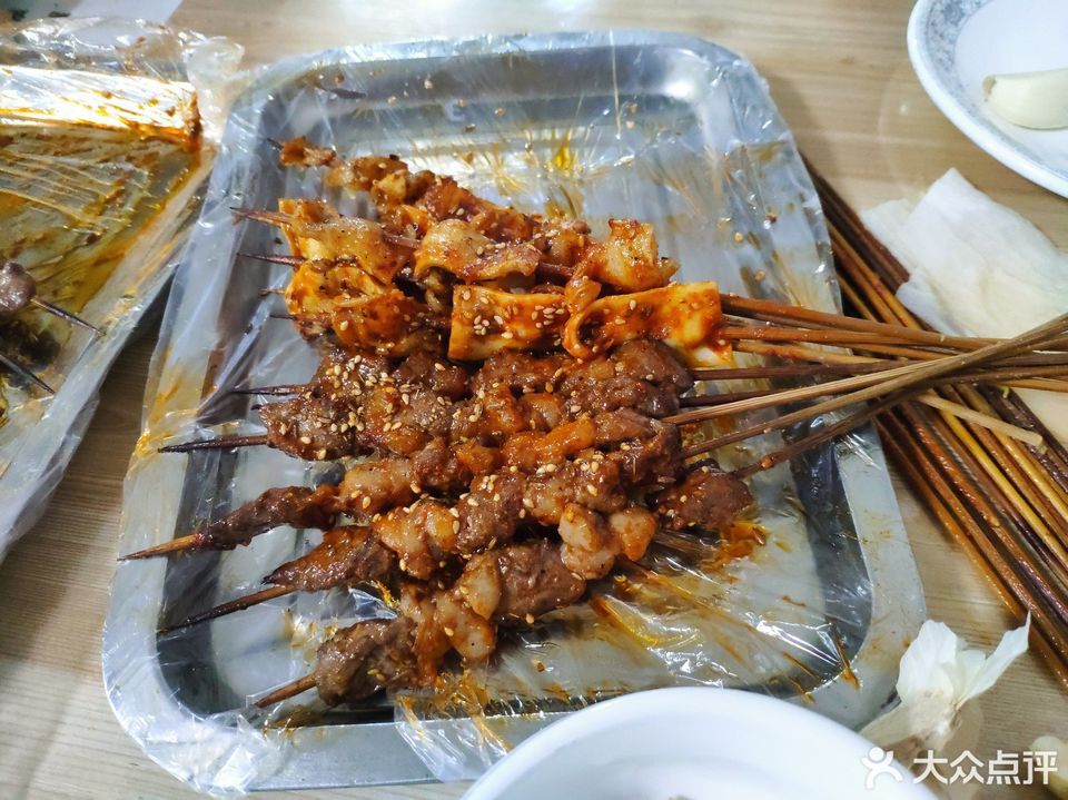 宫后筋牛肉串图片