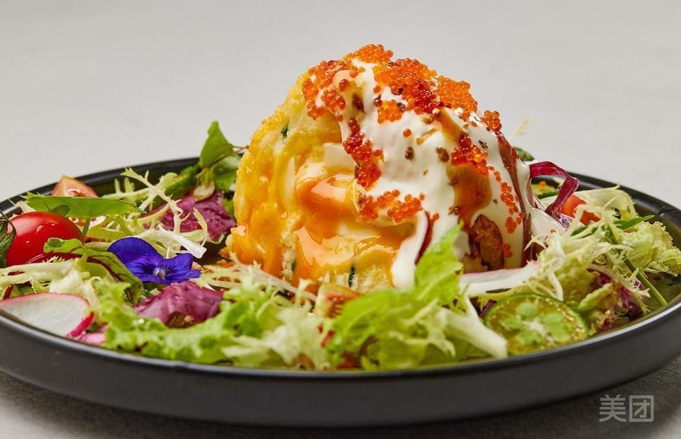 火得很土豆泥温泉蛋沙拉图片