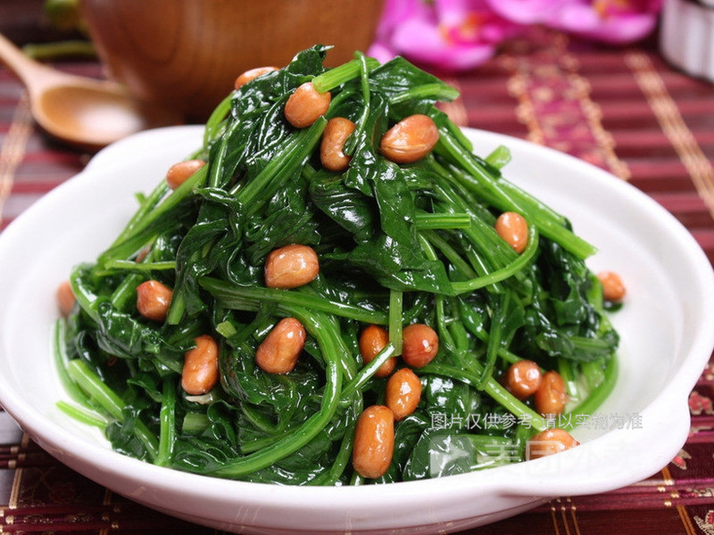老醋菠菜图片