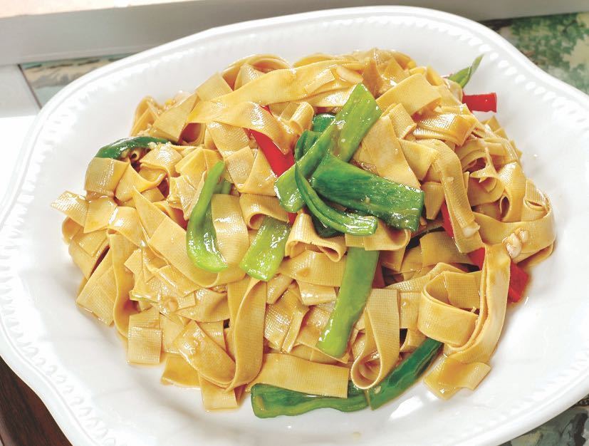 尖椒干豆腐图片