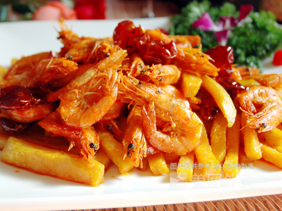 薯条大虾图片