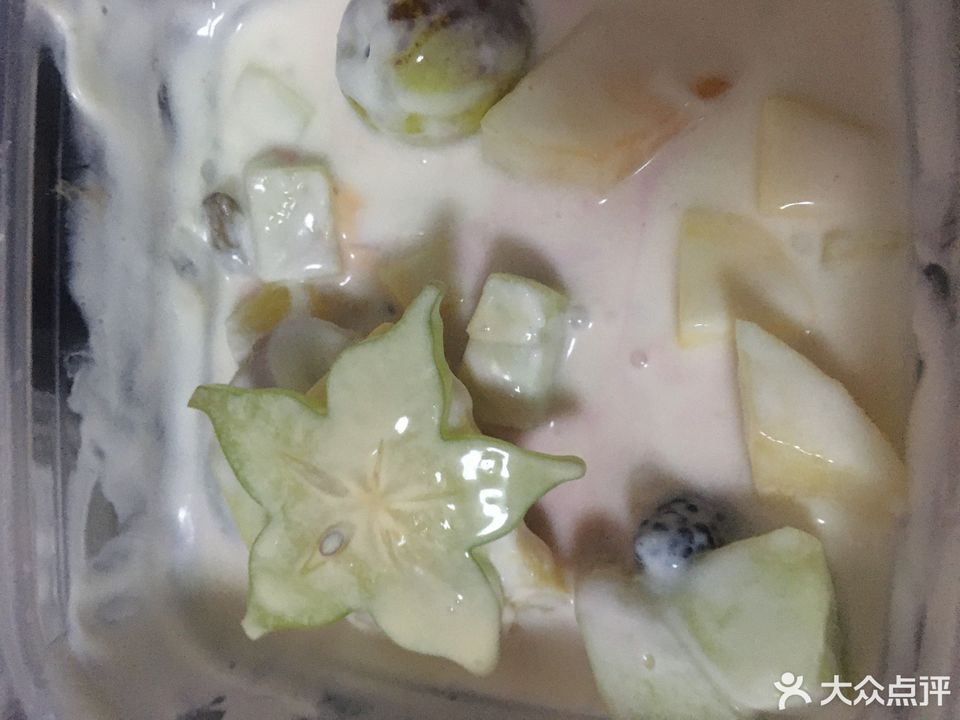 蜜豆原味水果捞图片