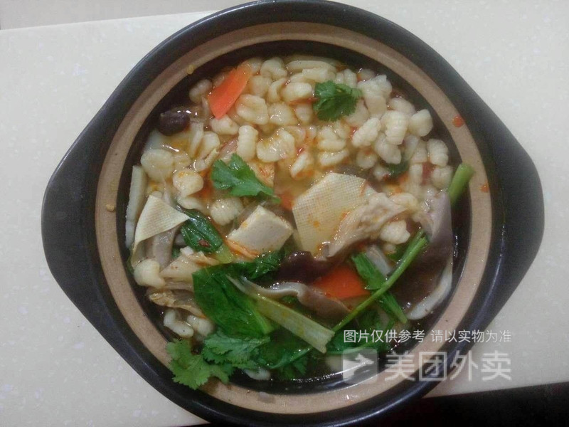 砂锅麻食图片