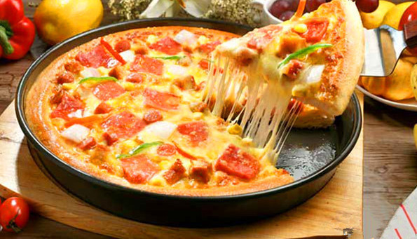 标签: 推荐菜:缤纷水果披萨 奥尔良烤肉披萨 经典培根披萨 分类:餐饮