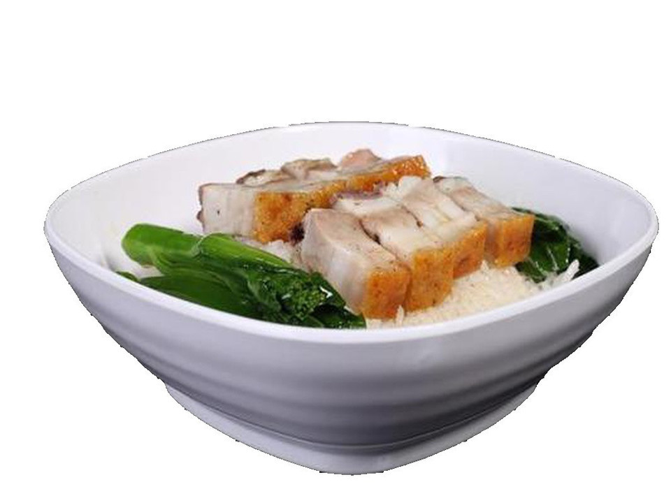 脆皮烧肉饭图片