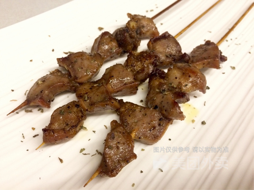 黑椒猪舌串图片