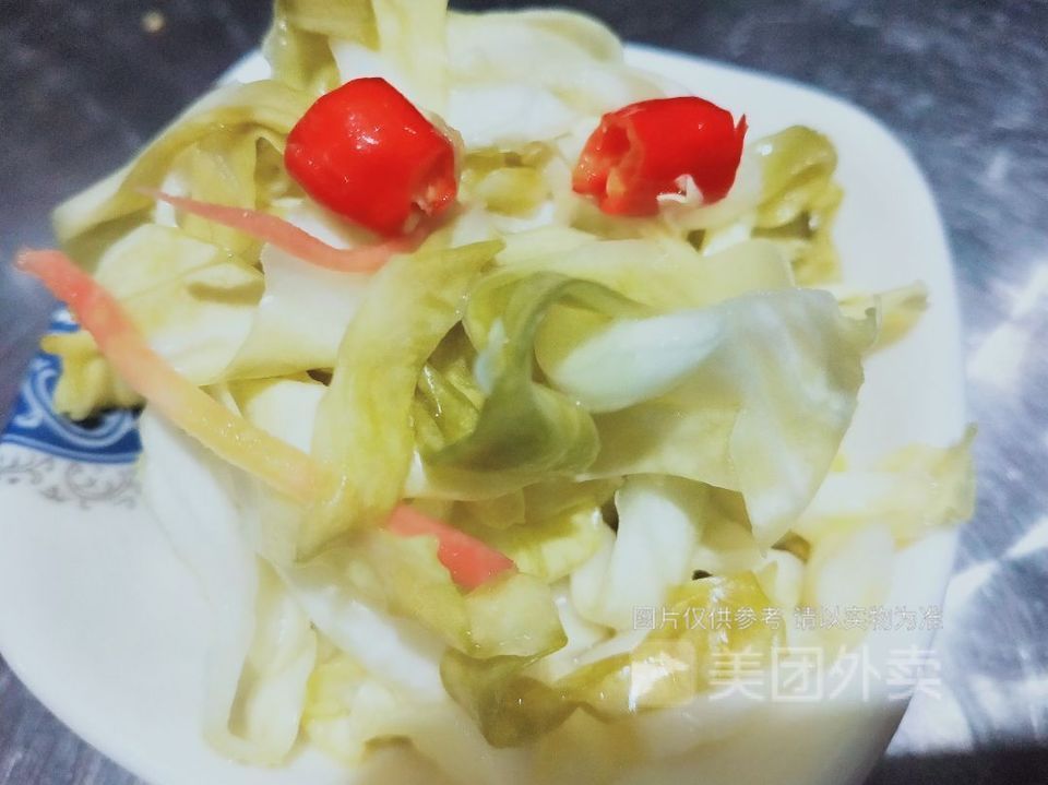 莲花白泡菜图片