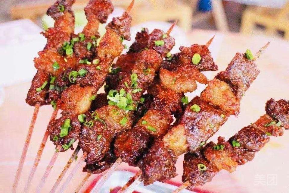 手工牛肉串图片
