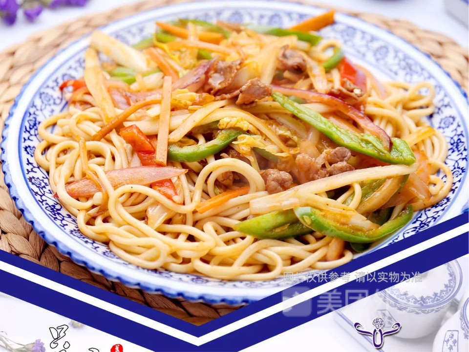 牛肉炒拉面图片