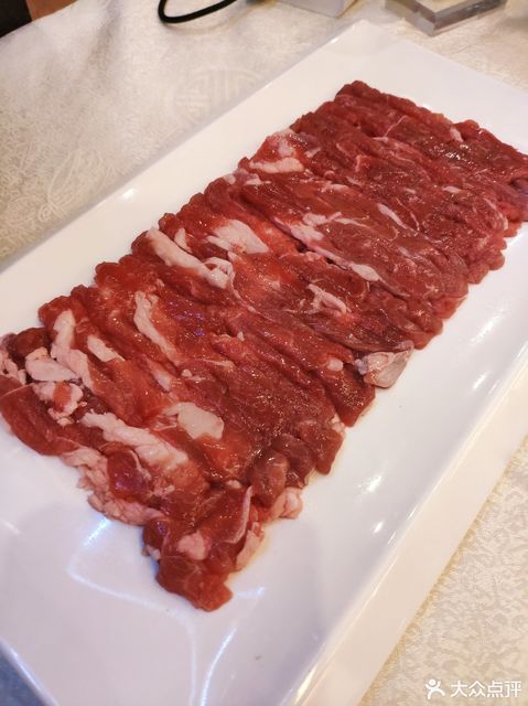 传统手切鲜羊上脑图片