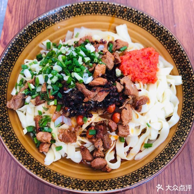 干拌豆花面图片