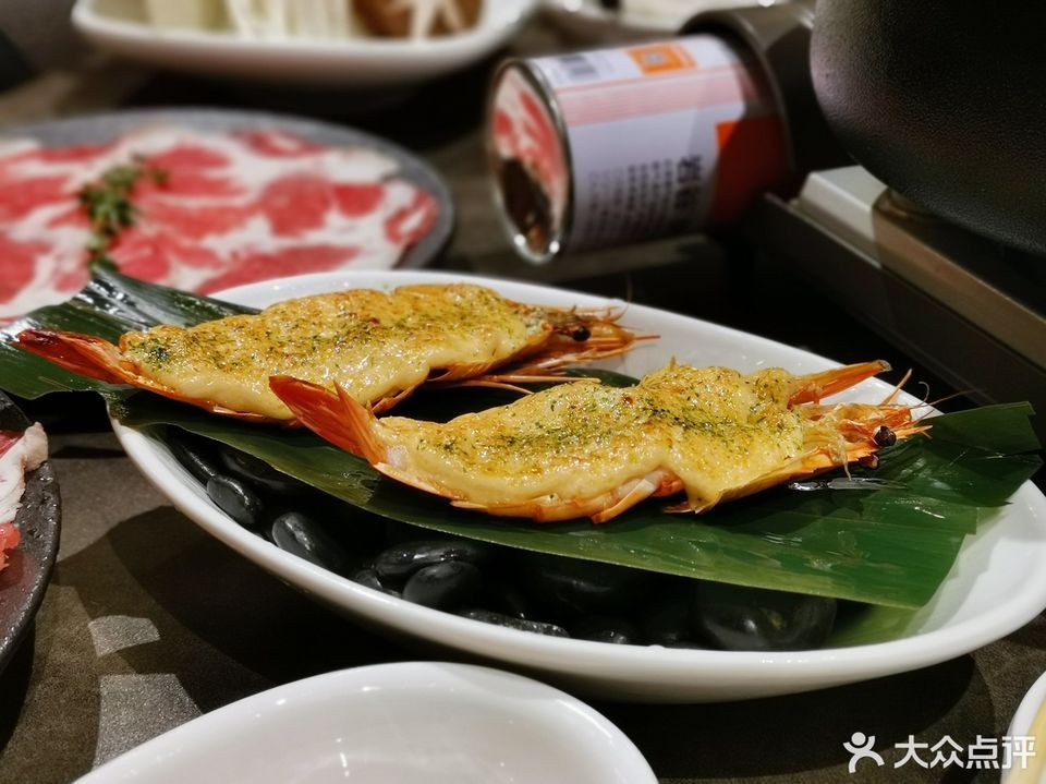 明太子焗大虾图片