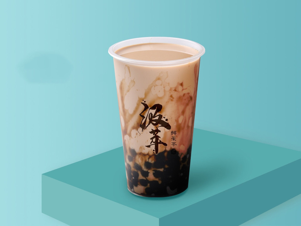 黑糖珍珠牛乳茶图片