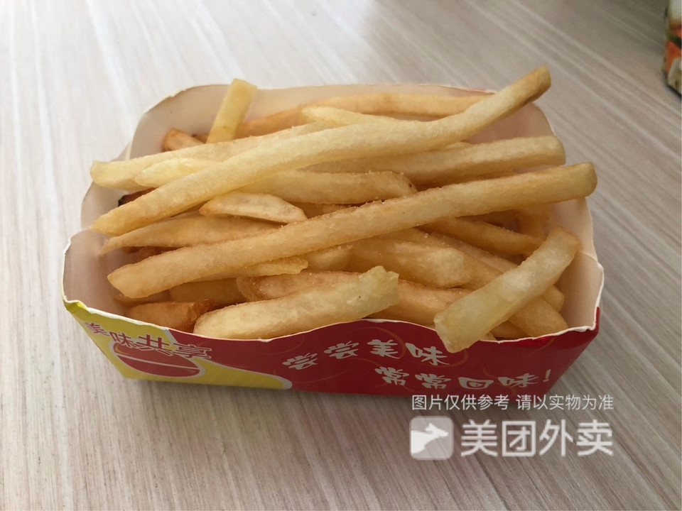 薯条鸡米花双拼图片