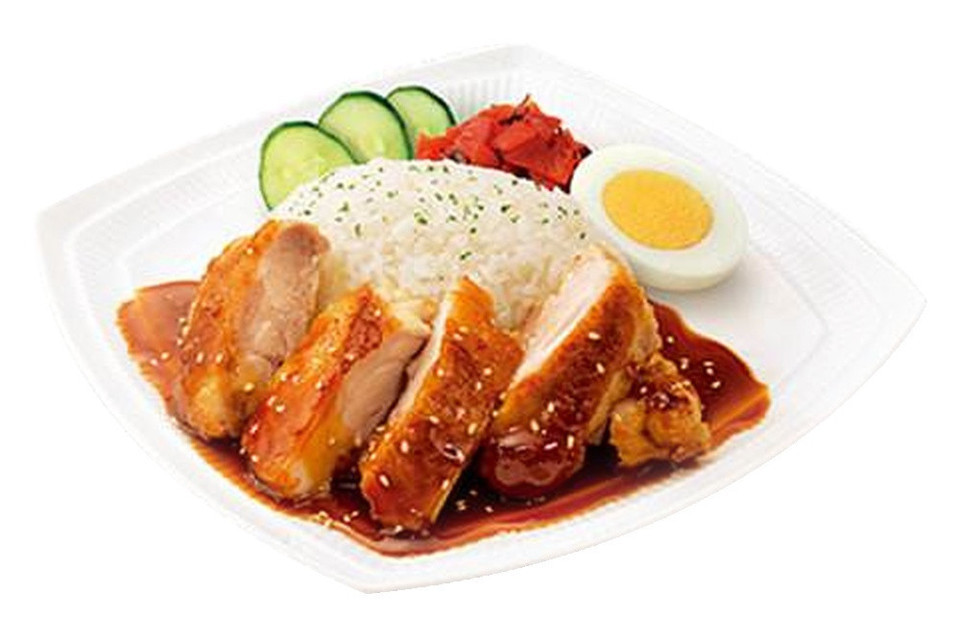 照烧鸡肉饭图片