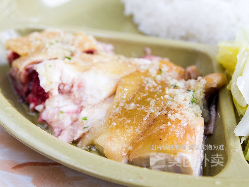 猪脚拼白切鸡饭图片